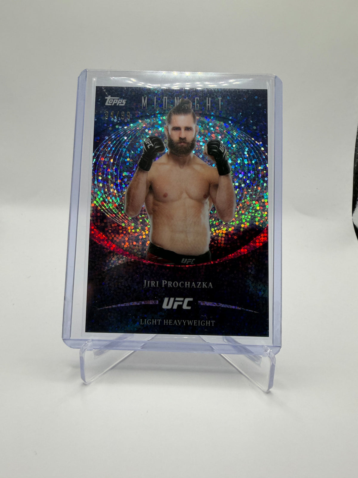 2026 Topps Midnight UFC Jiri Prochazka Light Heavyweight #32 Glitter /99