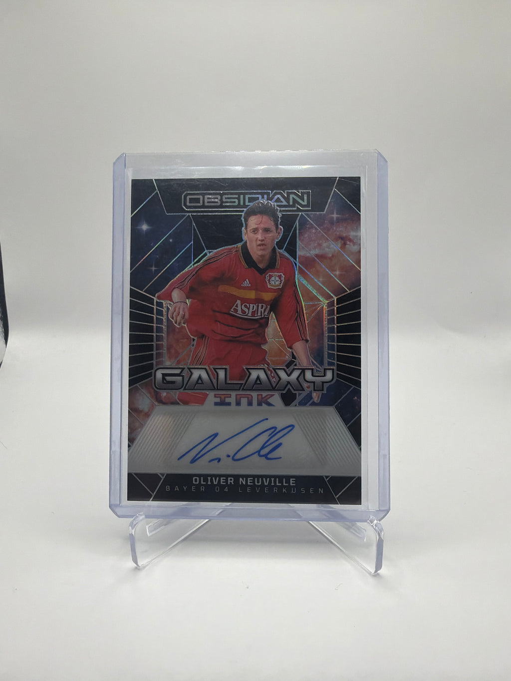 2024-25 Panini Obsidian Soccer Galaxy Ink Autograph Oliver Neuville #GI-ON /99