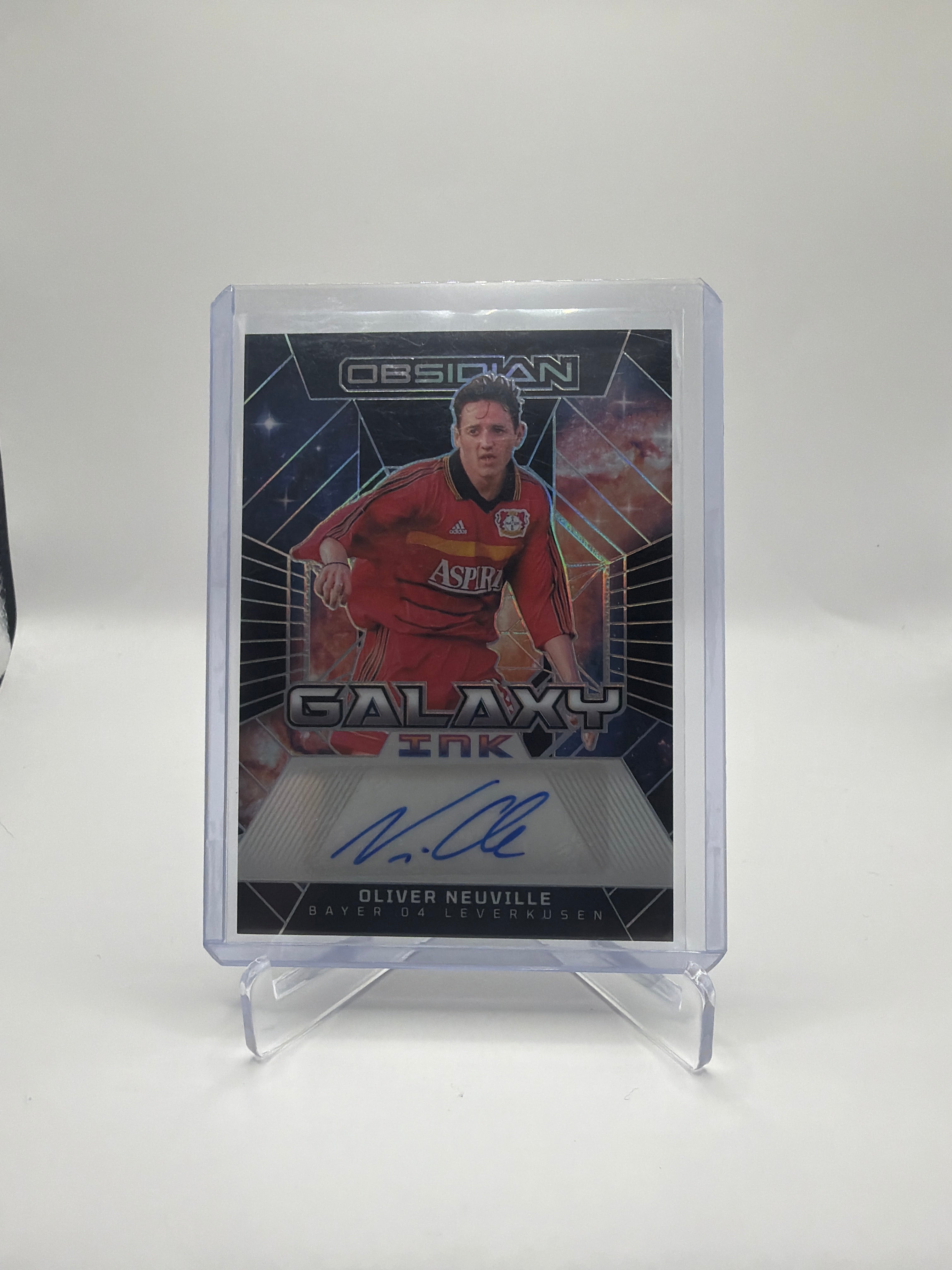2024-25 Panini Obsidian Soccer Galaxy Ink Autograph Oliver Neuville #GI-ON /99