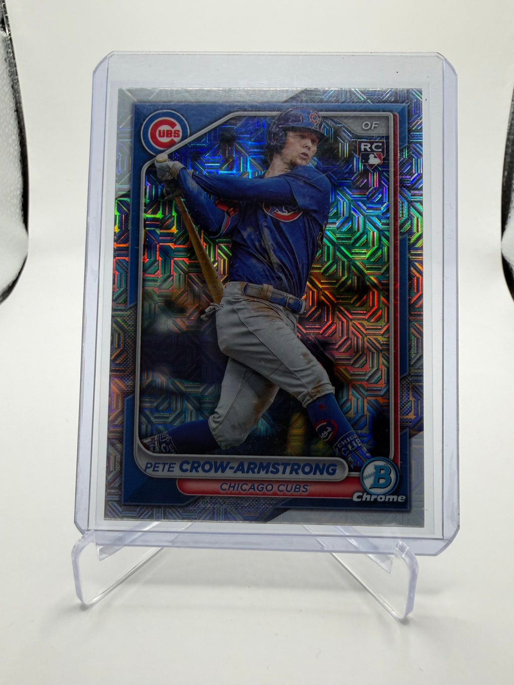 2024 Bowman Chrome Pete Crow-Armstrong Rookie Mega Box Mojo Refractor #45