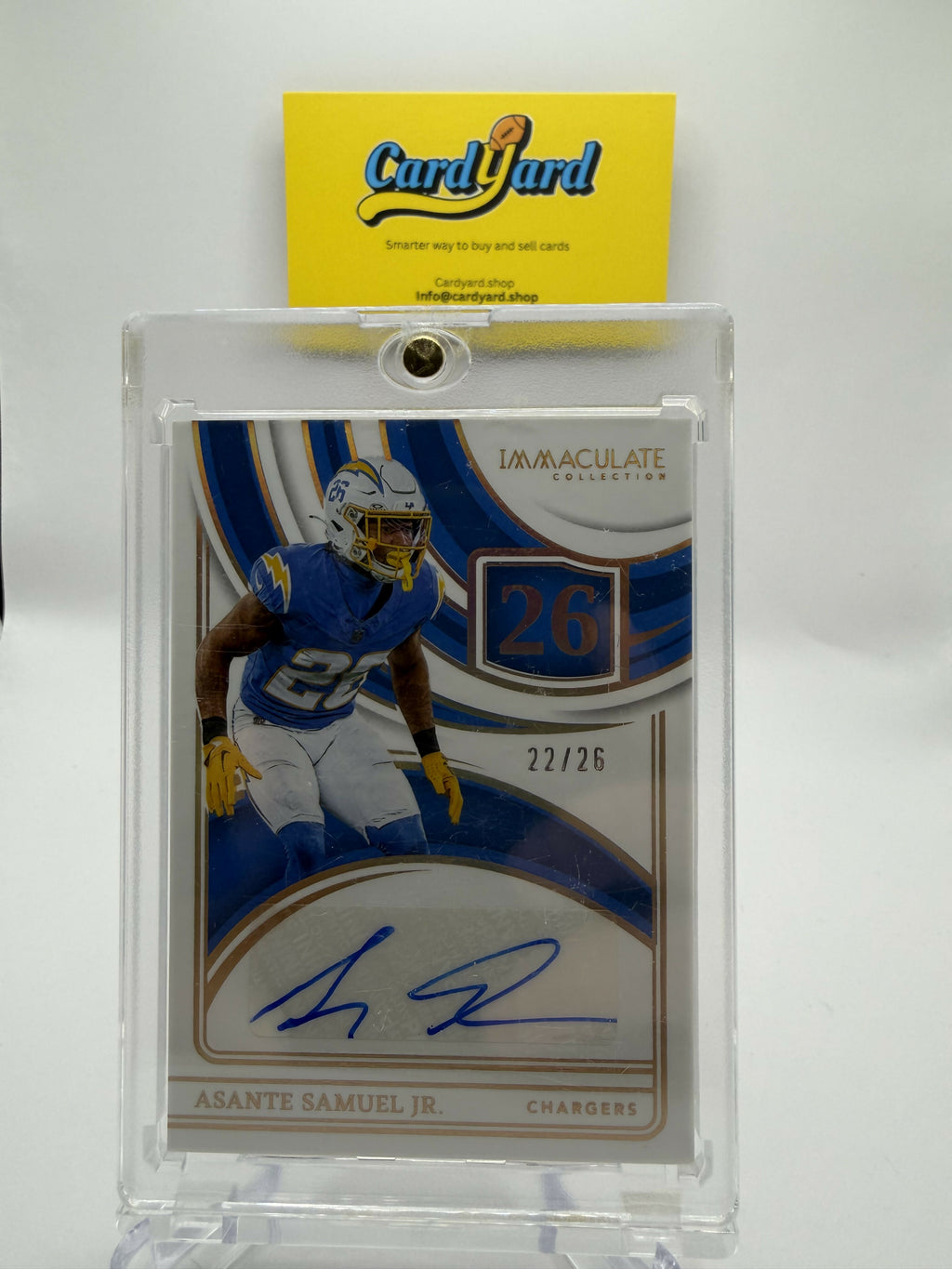 2024-2025 Immaculate Asante Samuel Jr auto /26