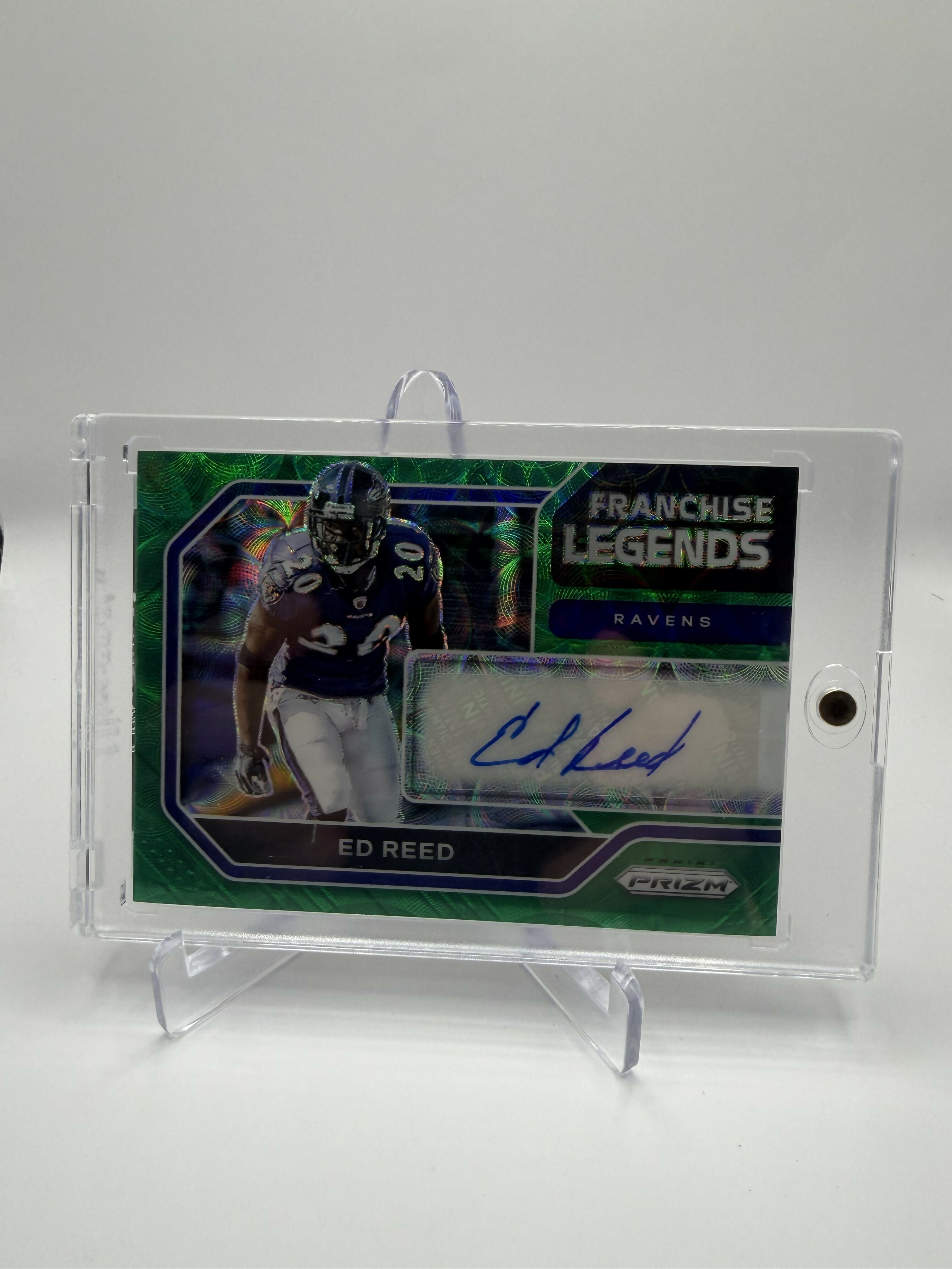 2020 Panini Prizm Ed Reed Franchise Legends Auto /15