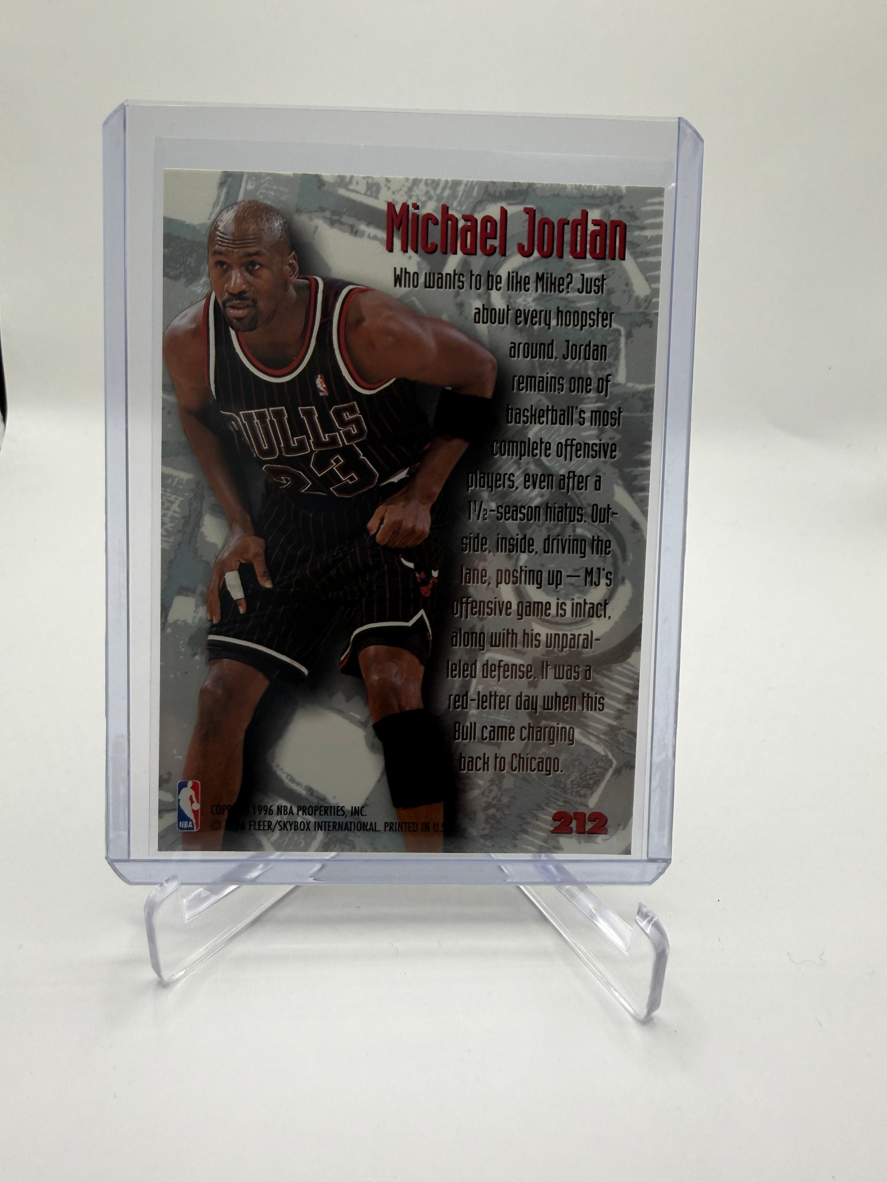 1996-97 Fleer Metal Michael Jordan Nuts & Bolts #212