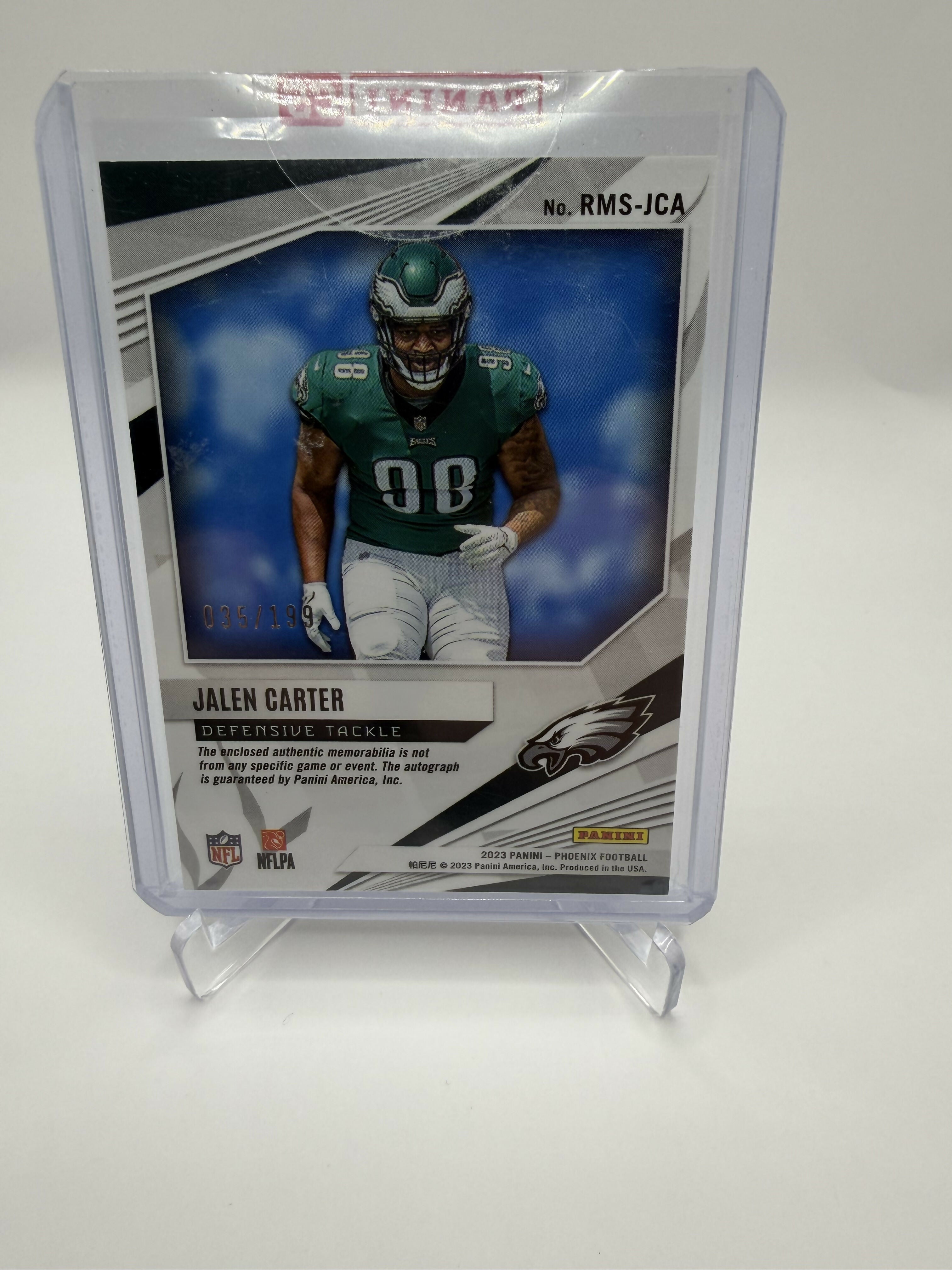 2023-2024 Phoenix Jalen Carter RPA /199