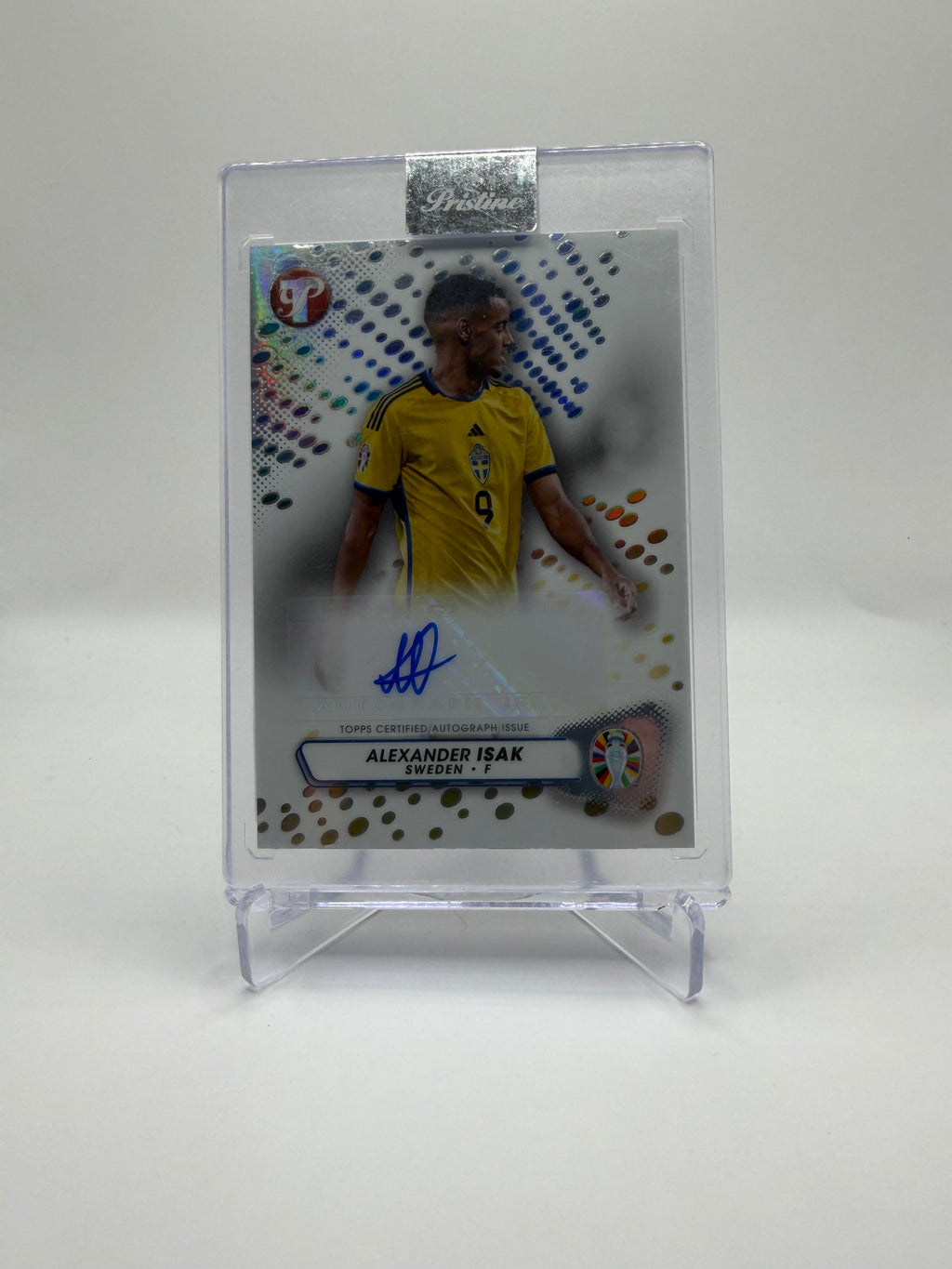 2023 Topps Pristine Road to UEFA Euro 2024 Alexander Isak Pristine Autographs #PA-AI