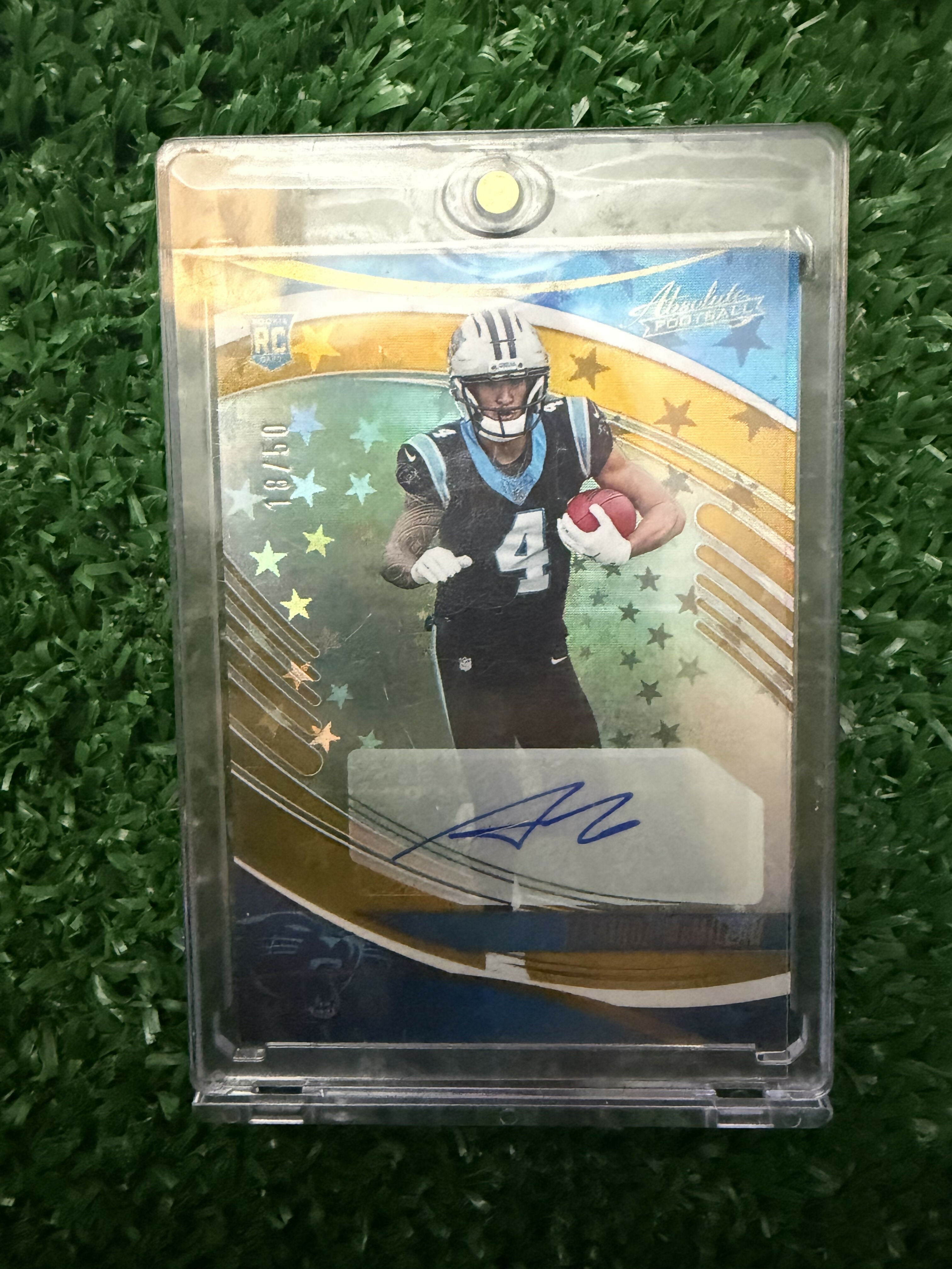 2025 Absolute Tetairoa McMillan auto /50 blue gold