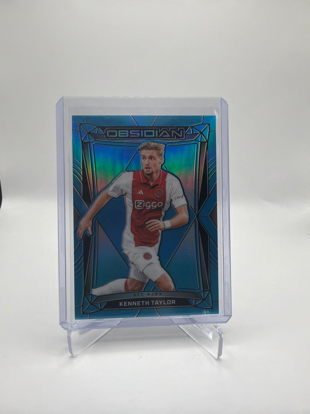 2024-25 Panini Obsidian Soccer Kenneth Taylor Blue Flood /15 #35