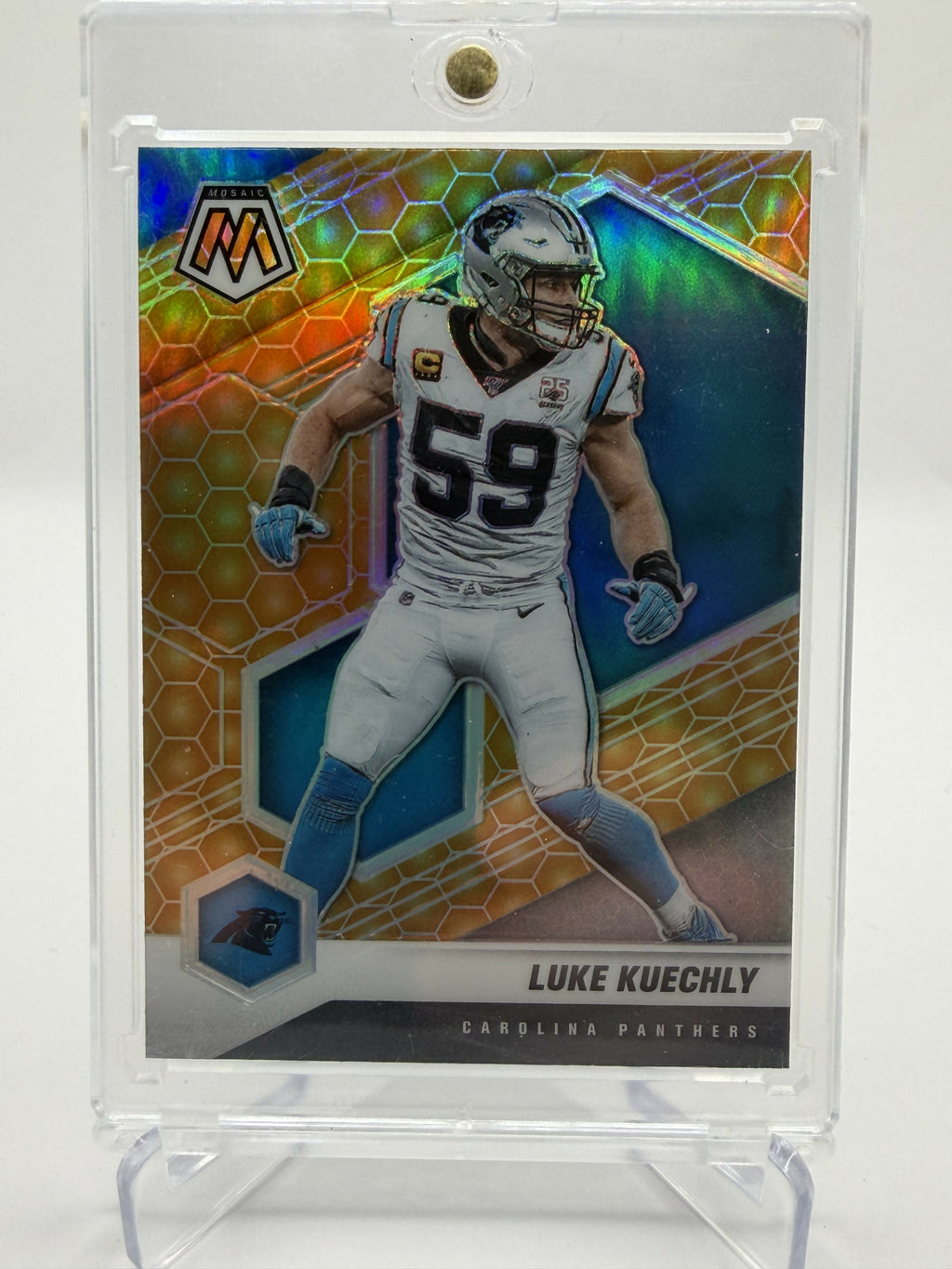 2021 Panini Mosaic Luke Kuechly Homeycomb SSP