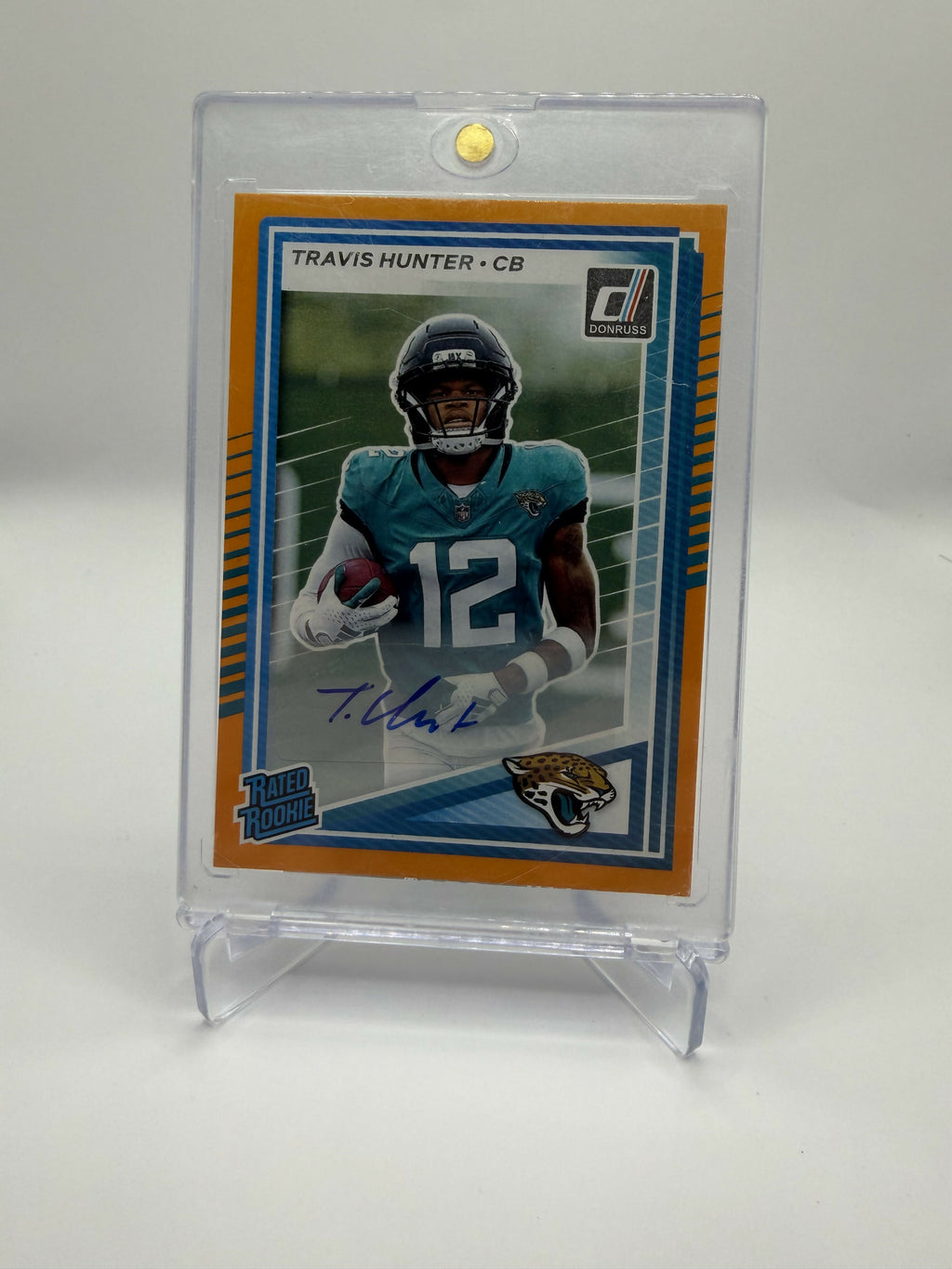 2025 Panini Donruss Travis Hunter Auto Orange