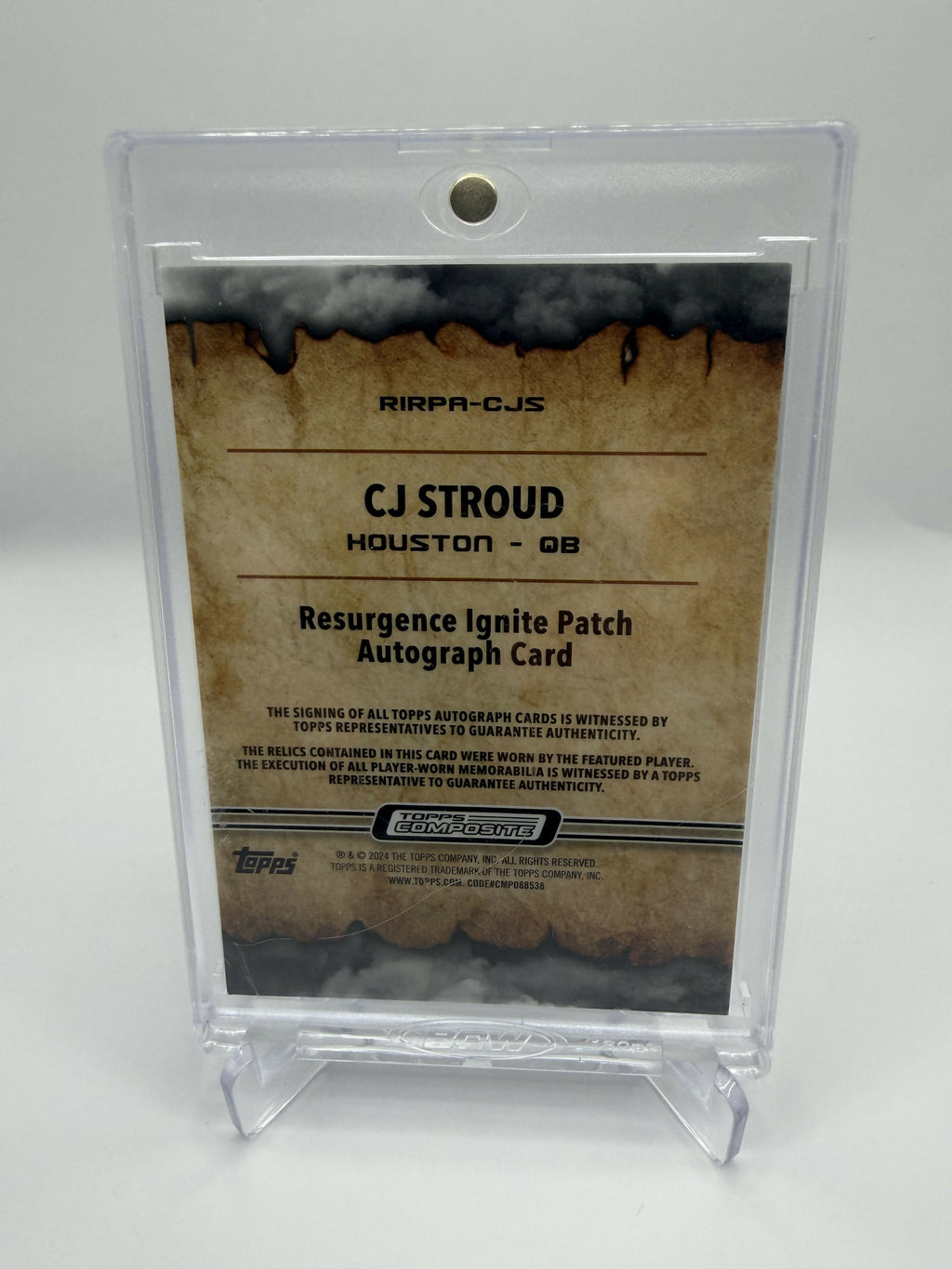 2024 Topps Resurgence Ignite CJ Stroud RPA Shield /75