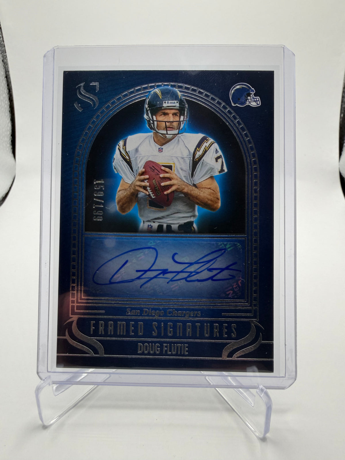 2025 Panini Silhouette Football Doug Flutie Framed Signatures Auto #FS-DFE /199