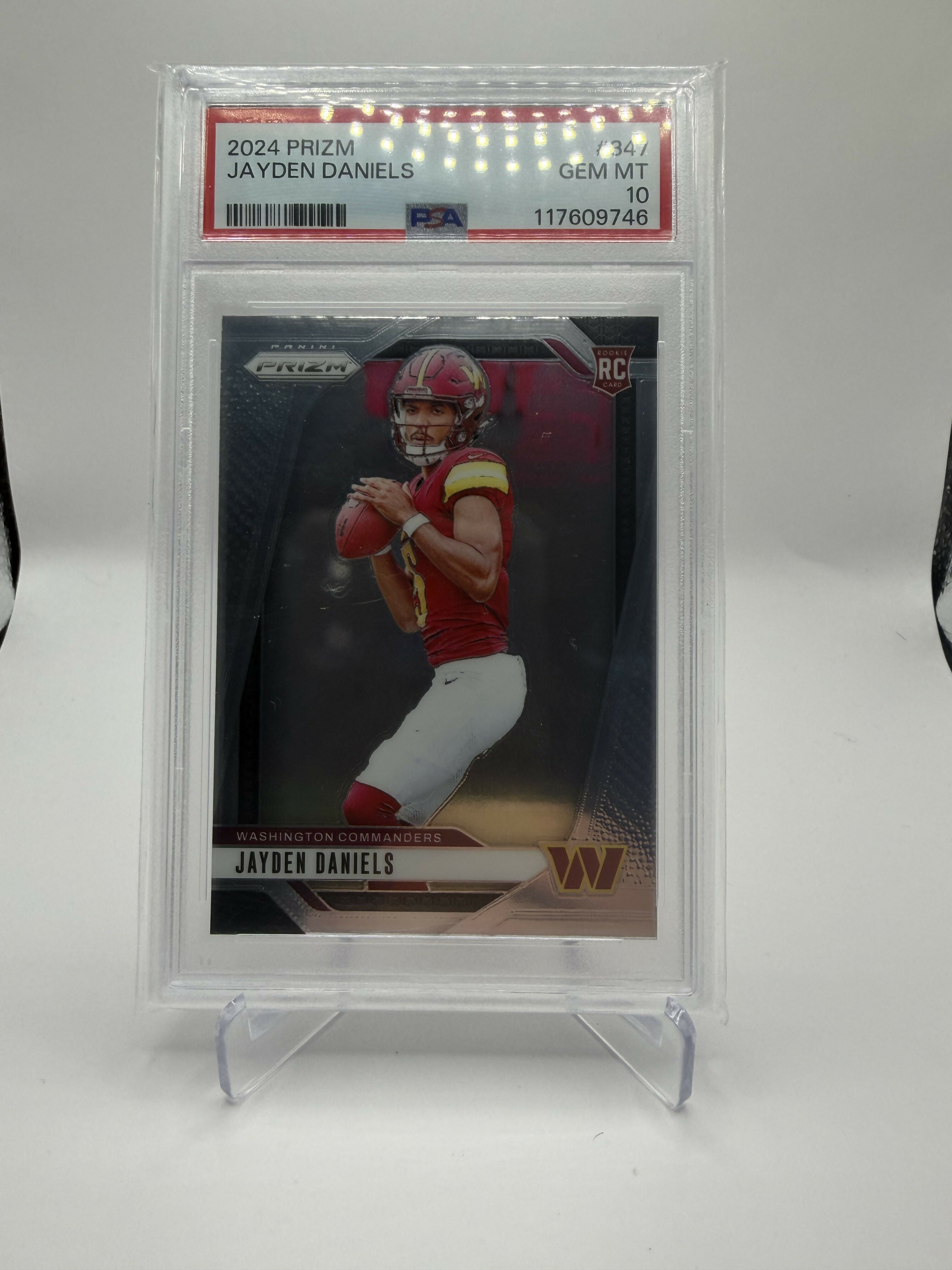 2024 Prizm Jayden Daniels Base PSA 10