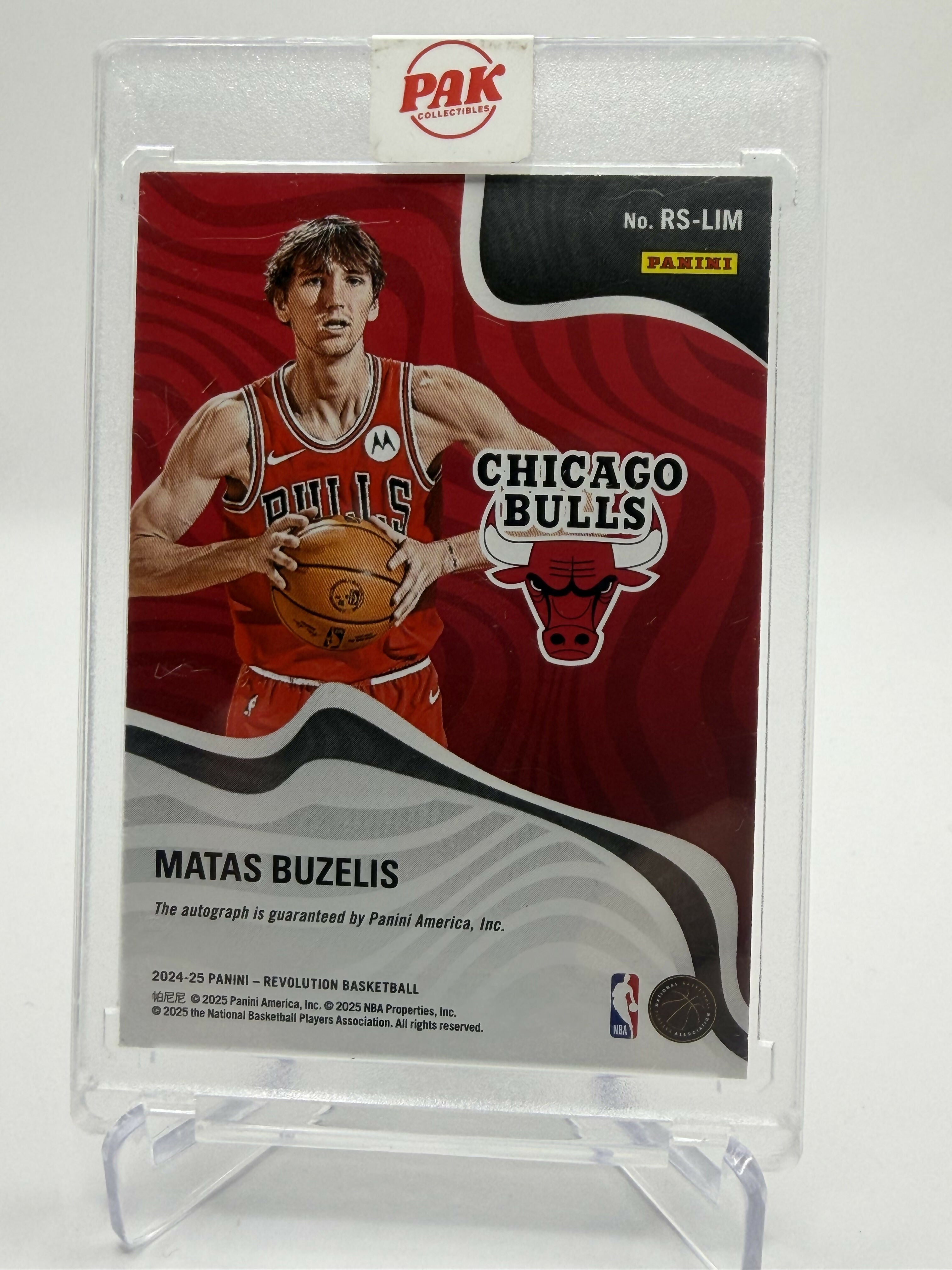 2024 Panini Revolution Matas Buzelis Auto