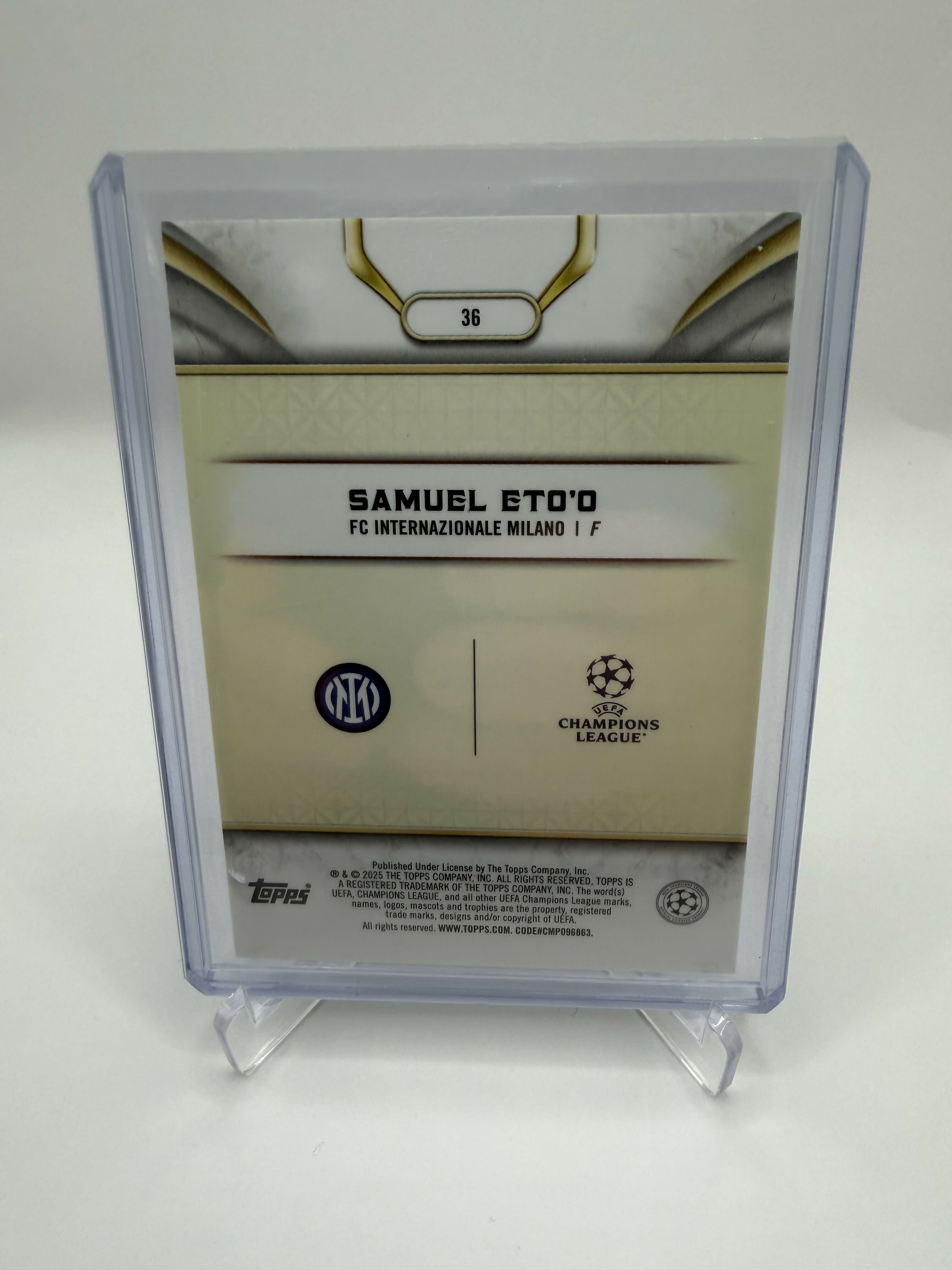 Topps Reverence Samuel Eto’o /5