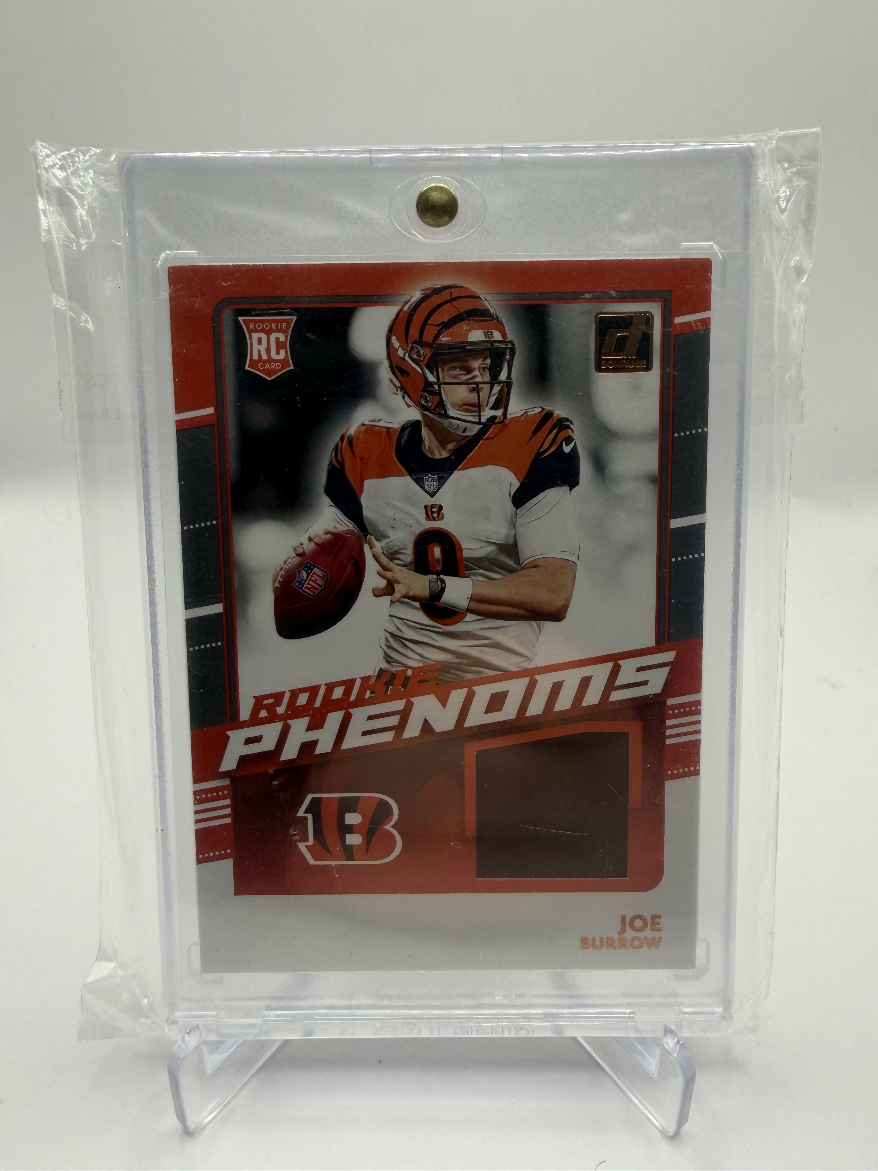 2020 Panini Donruss Joe Burrow Rookie Phenoms Patch