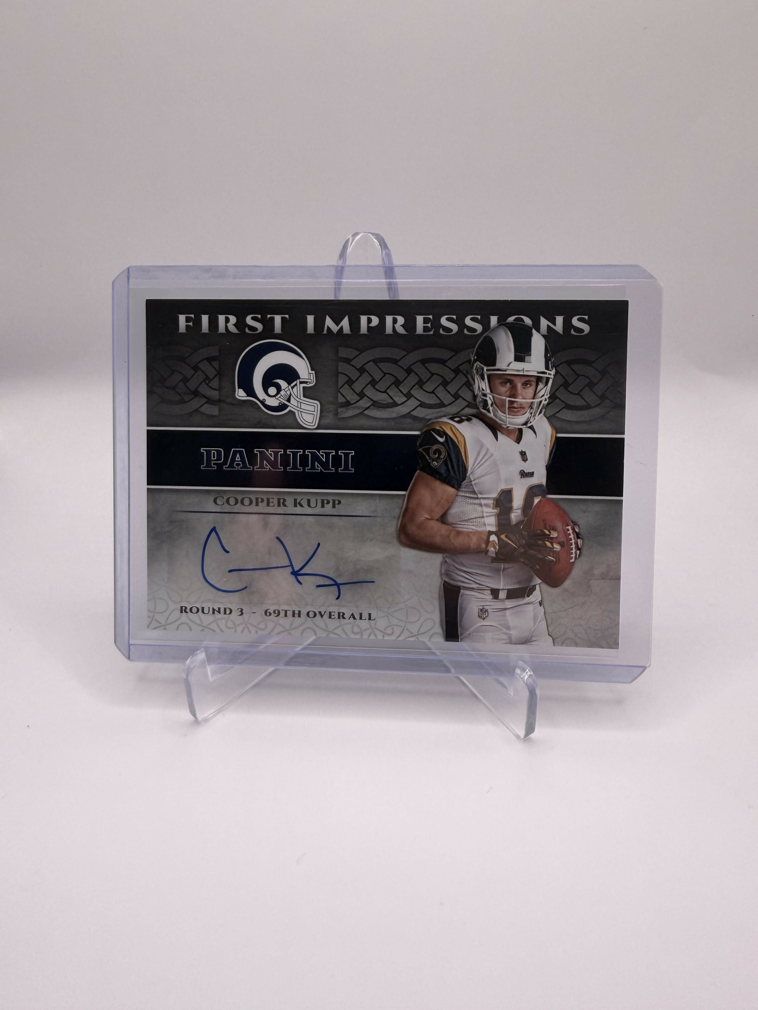 2017 Panini Cooper Kupp First Impressions Rookie Auto