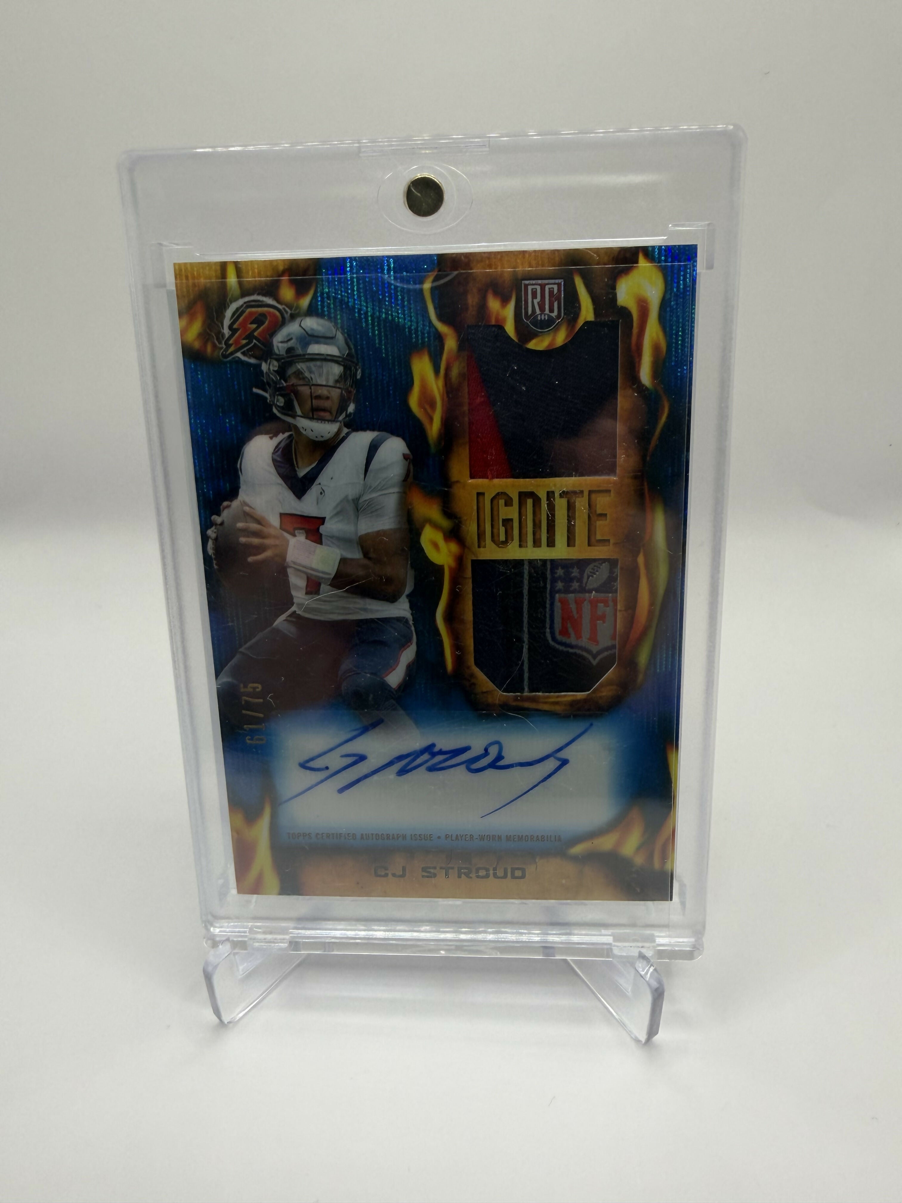 2024 Topps Resurgence Ignite CJ Stroud RPA Shield /75