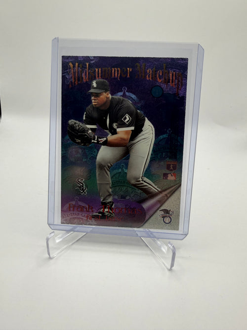 1995 Pinnacle Midsummer Matchups Dufex Foil Frank Thomas / Fred McGriff First Base