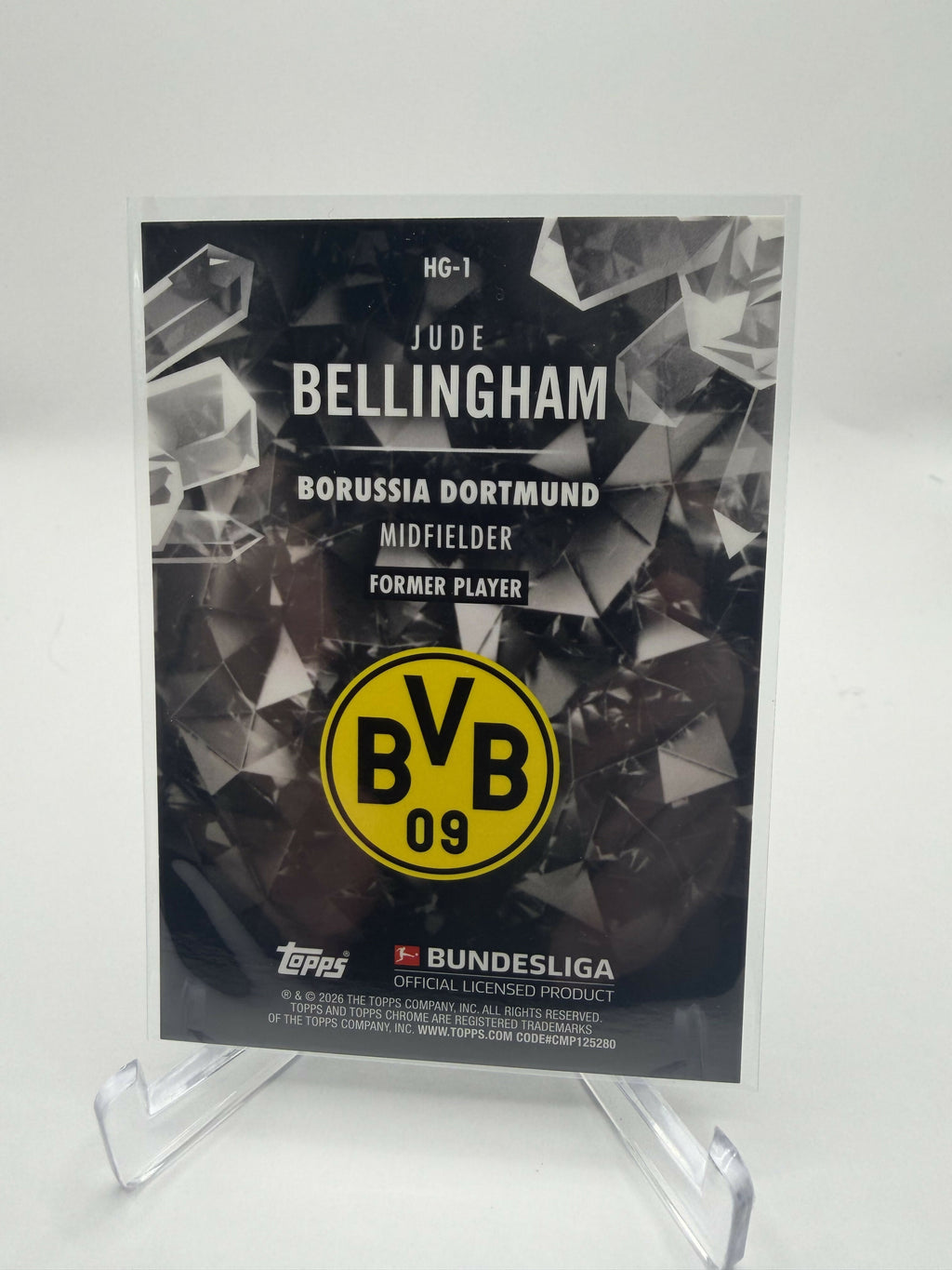 2025-2026 Topps Bundesliga Chrome Jude Bellingham Hidden Gems