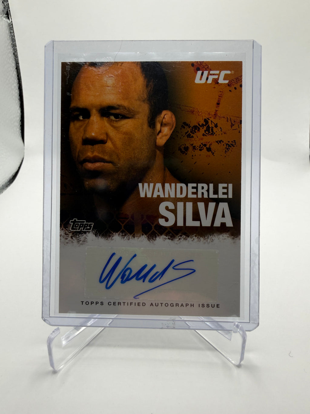2010 Topps UFC Wanderlei Silva Fighter Autographs #FA-WS