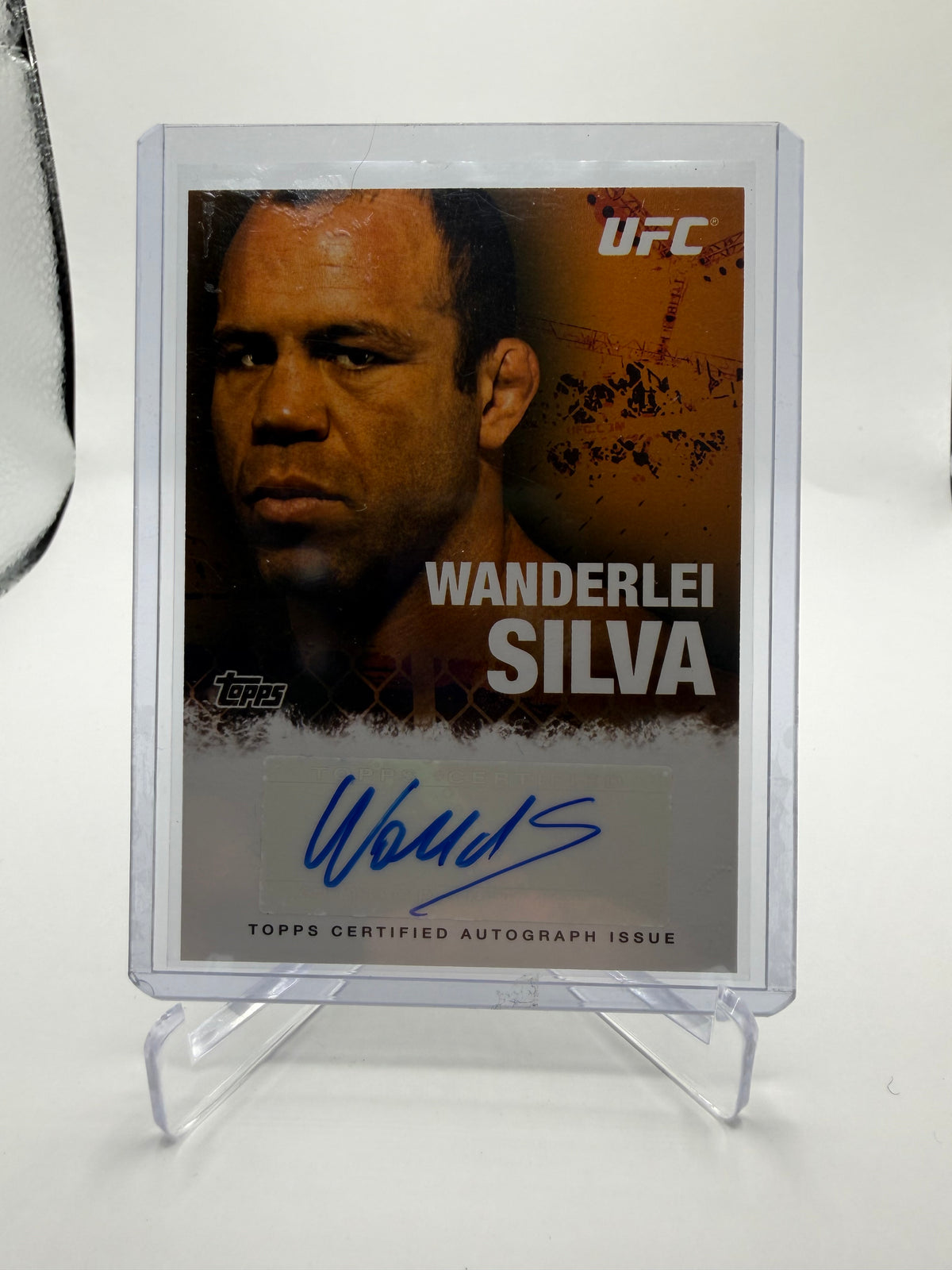 2010 Topps UFC Wanderlei Silva Fighter Autographs #FA-WS