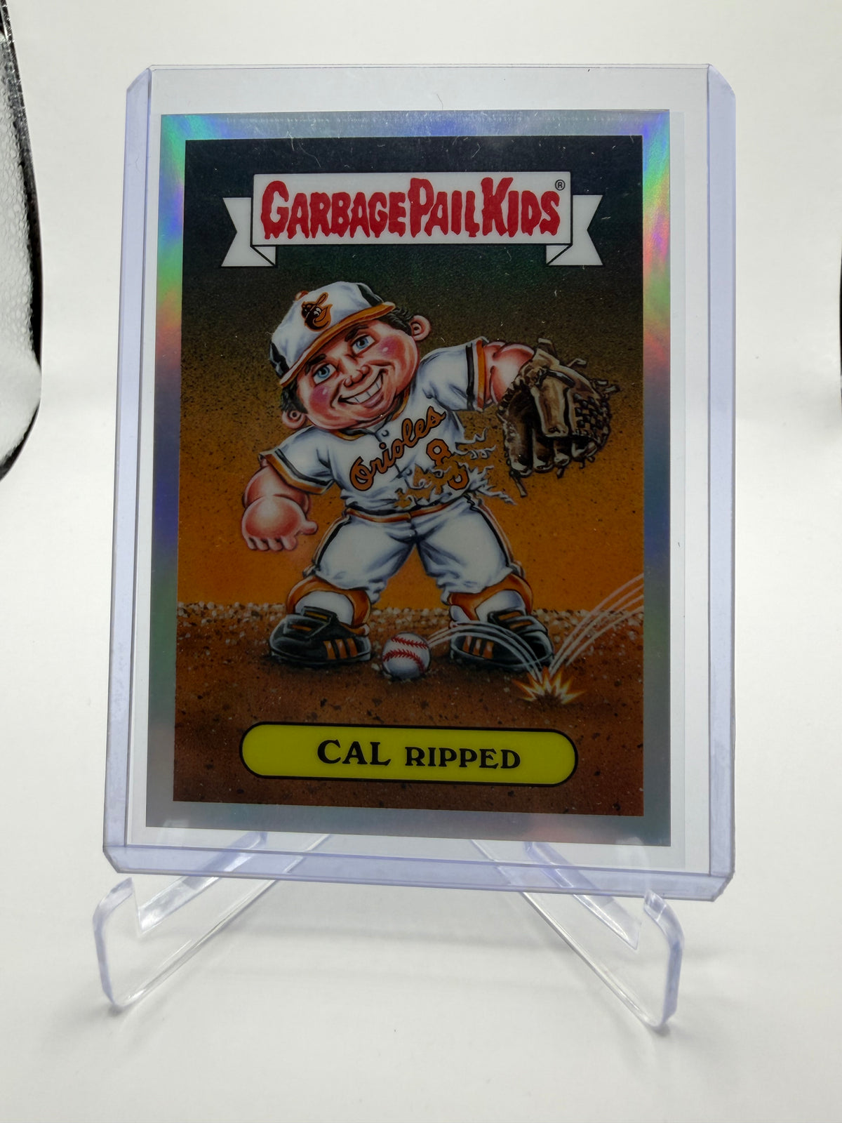 2026 Topps Chrome Garbage Pail Kids Countdown Collection Cal Ripken Jr. “Cal Ripped” #GPK-5