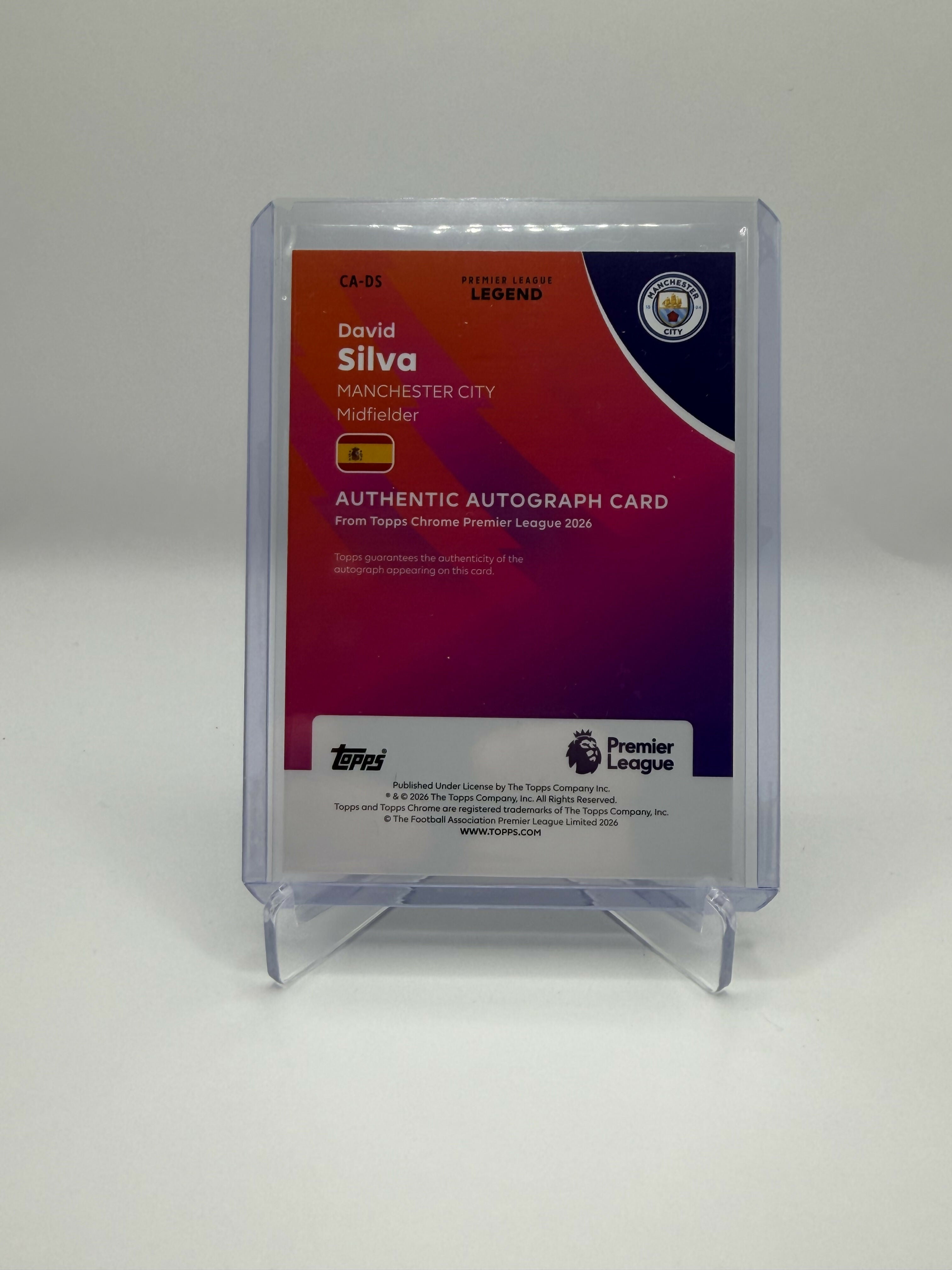 2026 Topps Sapphire David Silva Auto
