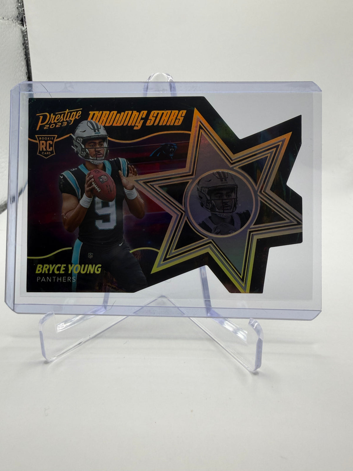 2023 Panini Prestige Football Bryce Young Throwing Stars RC #TS-16