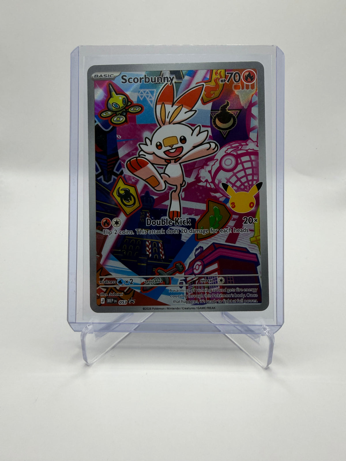 2026 Pokémon TCG Mega Evolution Black Star Promo Scorbunny #053