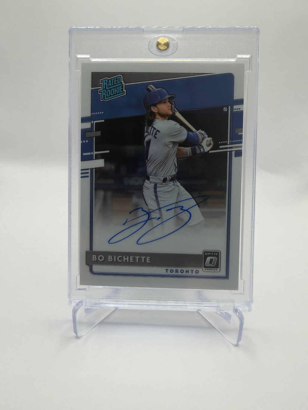 2020 Panini Donruss Optic Rated Rookie Signatures Bo Bichette Autograph #RRS-BI