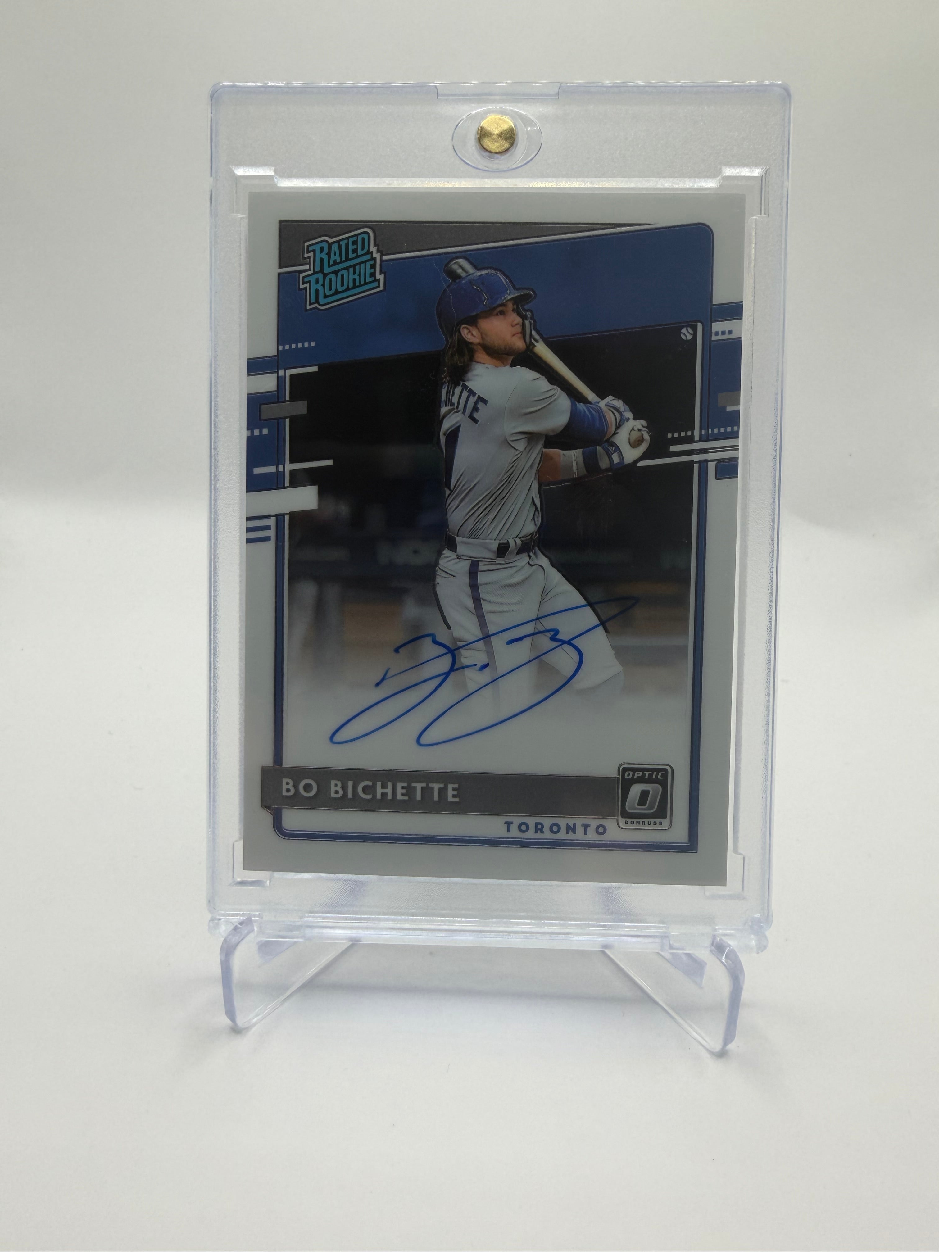 2020 Panini Donruss Optic Rated Rookie Signatures Bo Bichette Autograph #RRS-BI