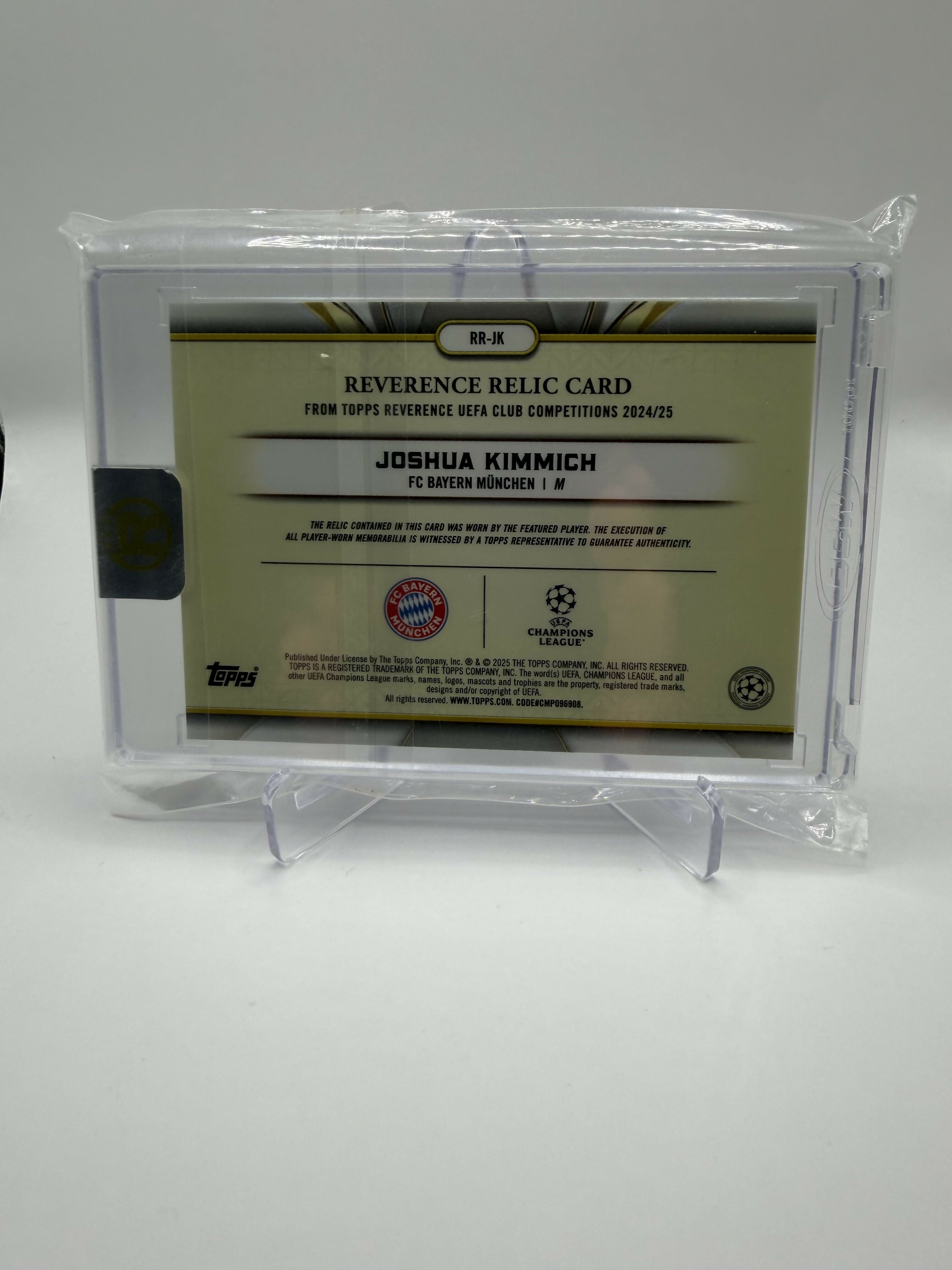 Topps UCC Reverence Joshua Kimmich Patch /99