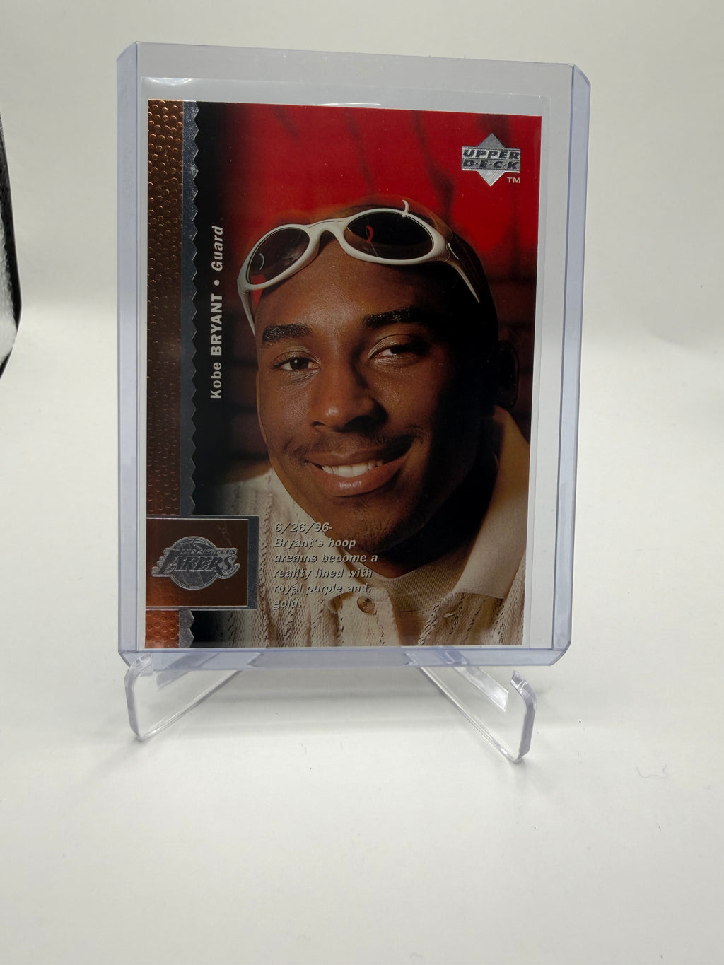 1996-97 Upper Deck Kobe Bryant Rookie Card #58 Base