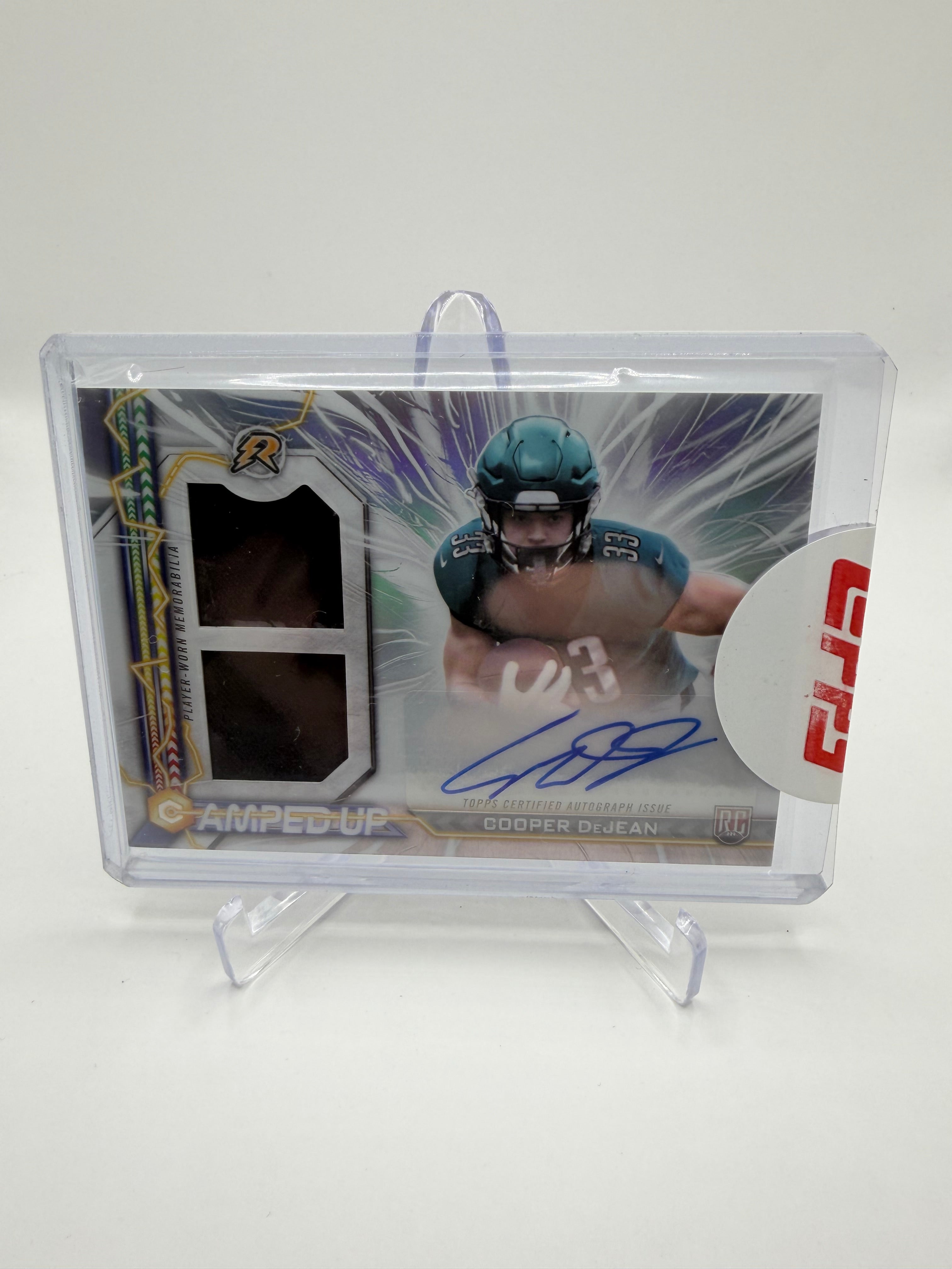 2025 Topps Resurgence Amped Up Rookie Patch Autographs Cooper DeJean #AU-CD