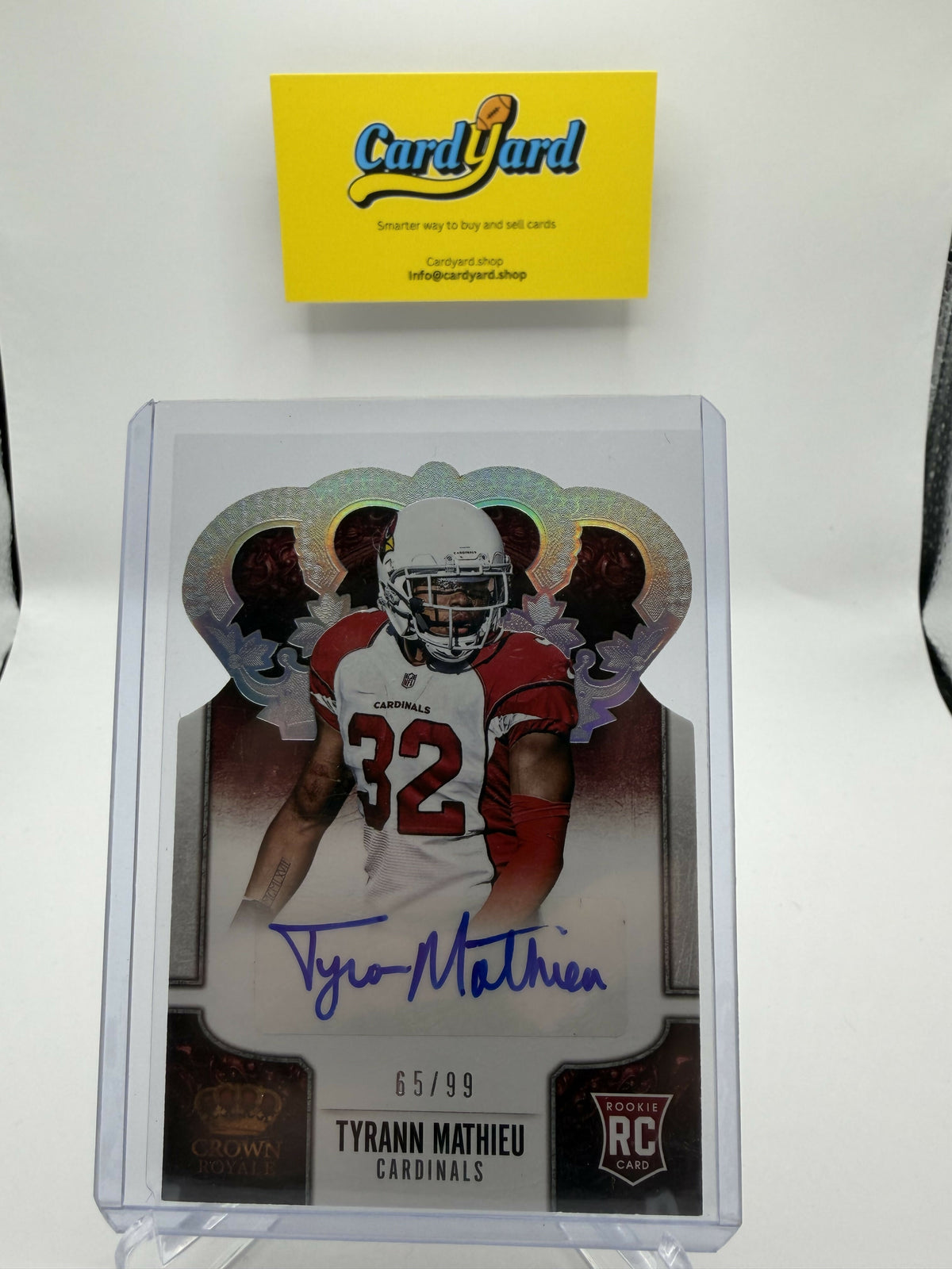 2013 Panini Crown Royale Tyrann Mathieu Rookie Auto /99