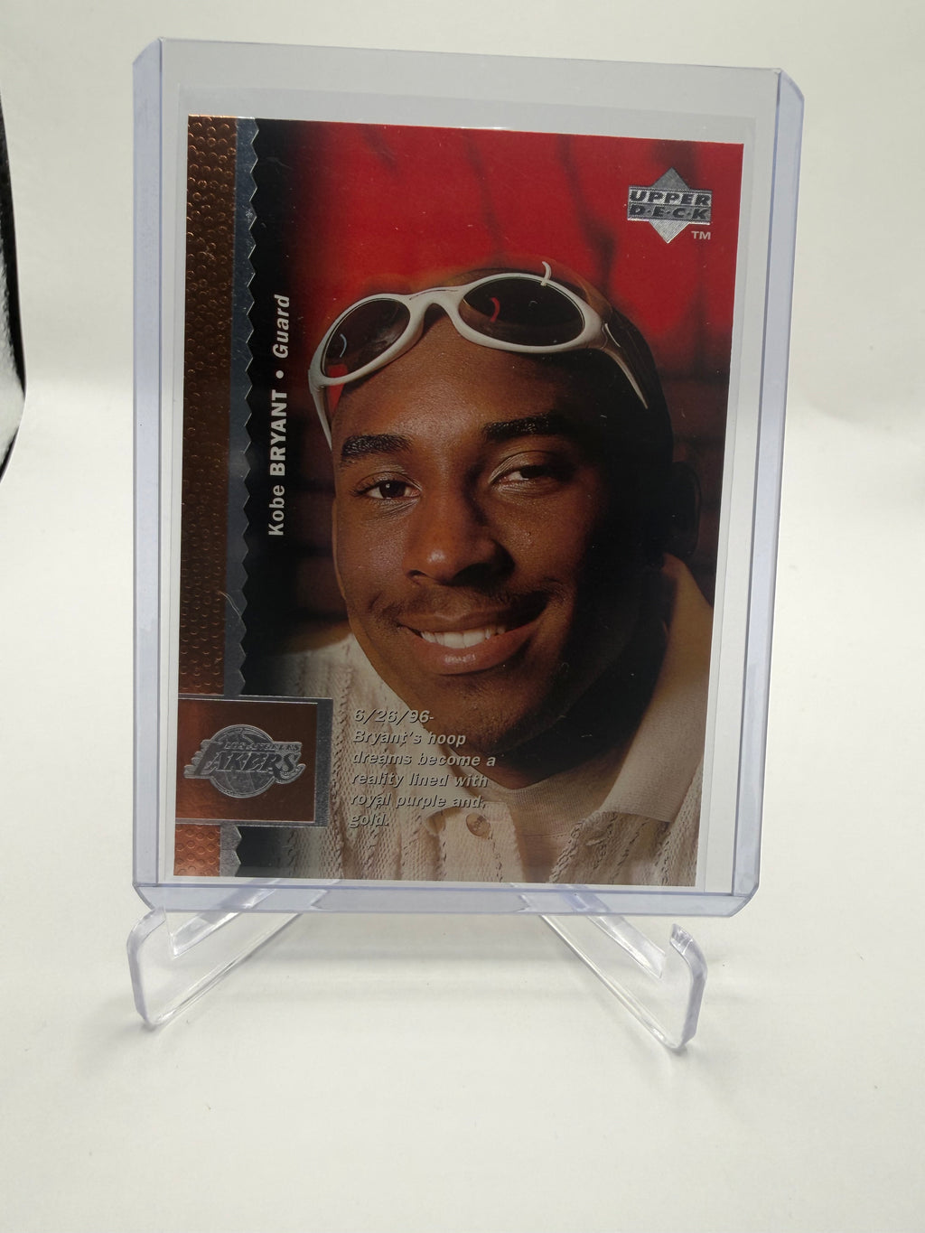 1996-97 Upper Deck Kobe Bryant Rookie Card #58