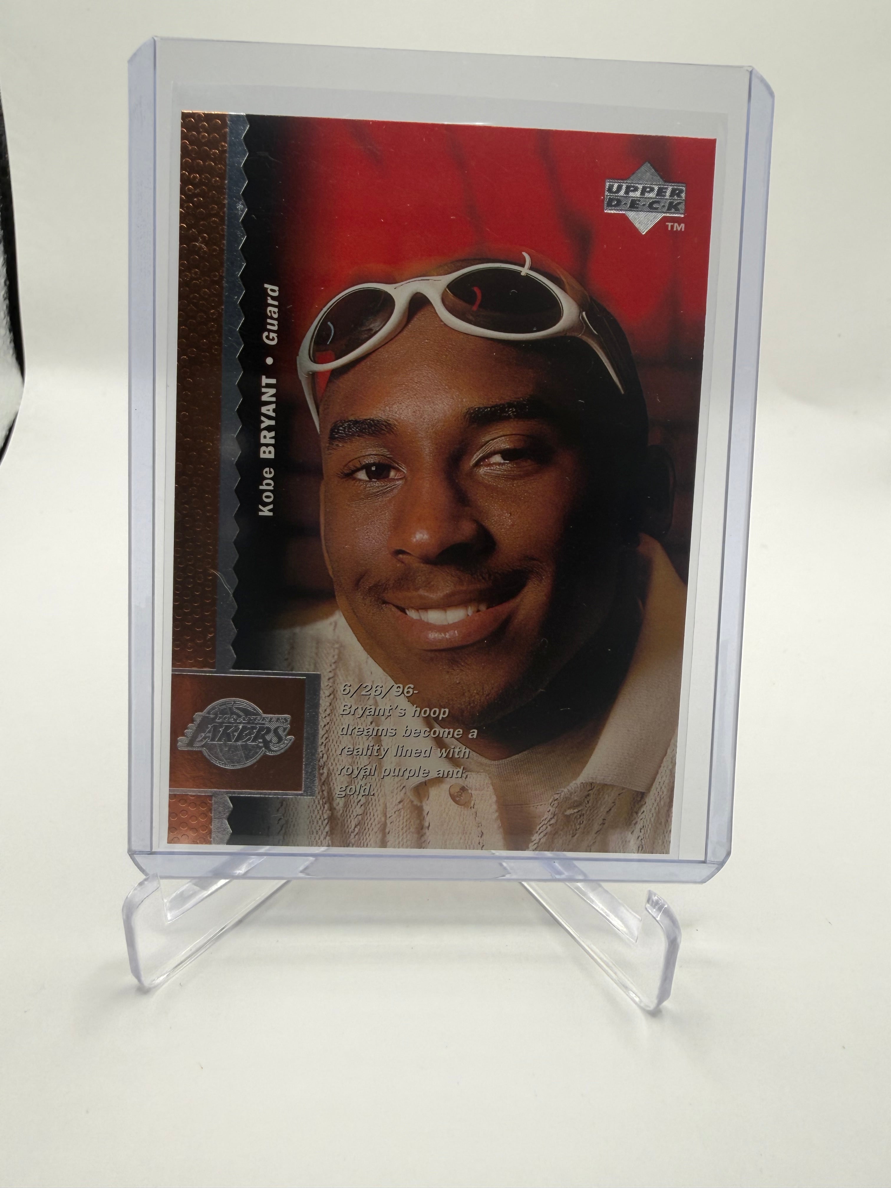 1996-97 Upper Deck Kobe Bryant Rookie Card #58